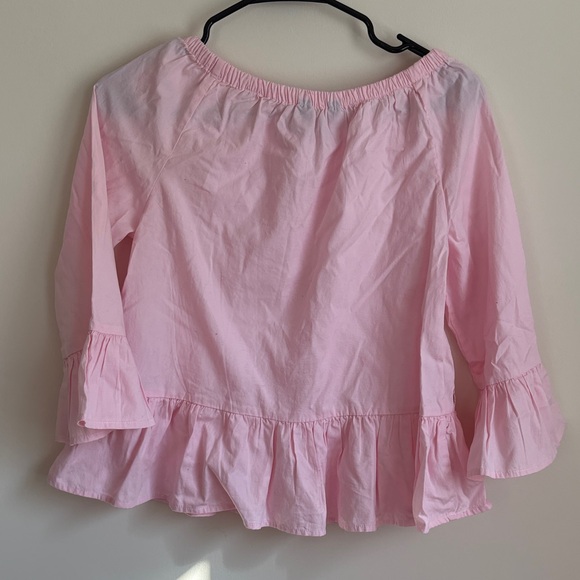 Pink Ruffled Kids Top - Picture 6 of 6